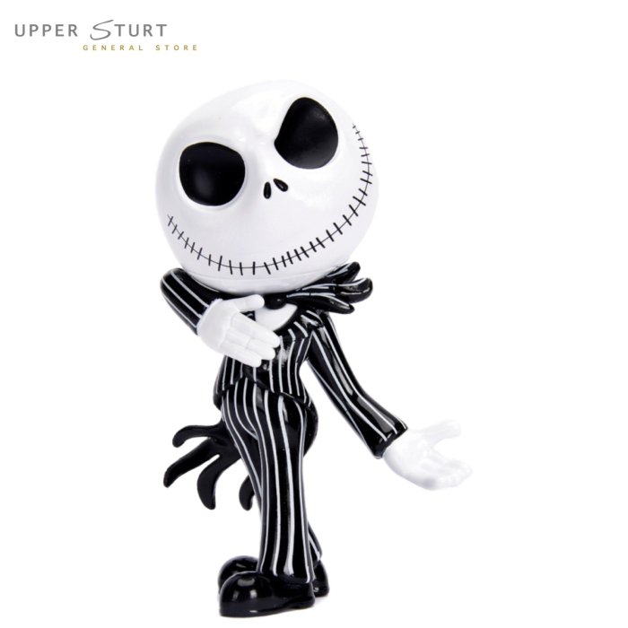 The Nightmare Before Christmas Jack Skellington Glow 4" Diecast MetalFig NBX Jada EXPERT PACKAGING