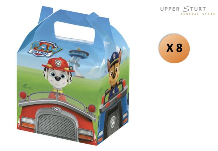Paw Patrol Adventures Treat Boxes 8 Pack Birthday Party Supplies