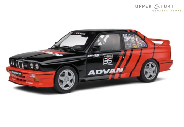 BMW E30 M3 Drift Team 1990 1:18 Scale Solido Diecast EXPERT PACKAGING