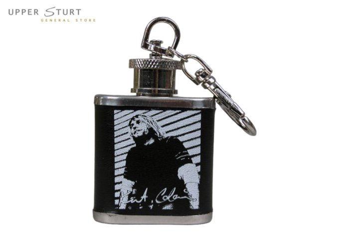 Kurt Cobain Decorative Flask Keychain 5.5cm High Metal NECA FAST SHIPPING