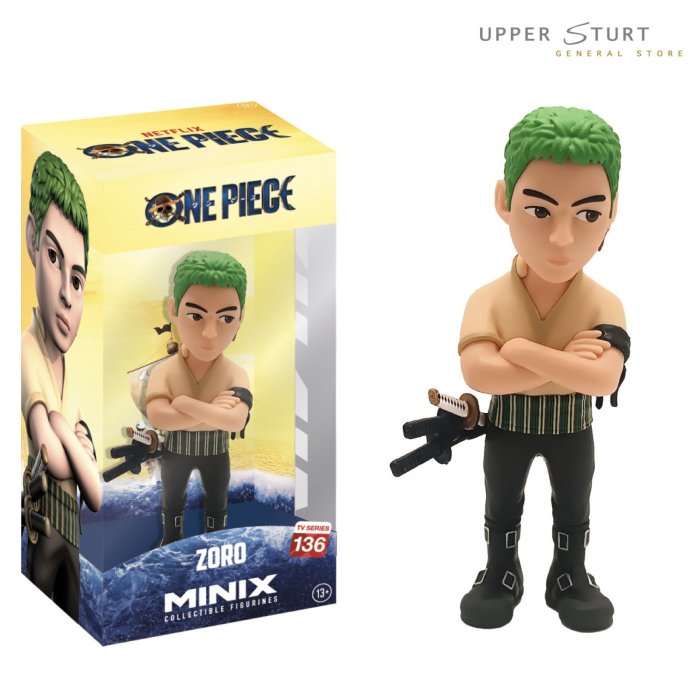 MINIX One Piece Roronoa Zoro 136 5" Action Figure EXPERT PACKAGING
