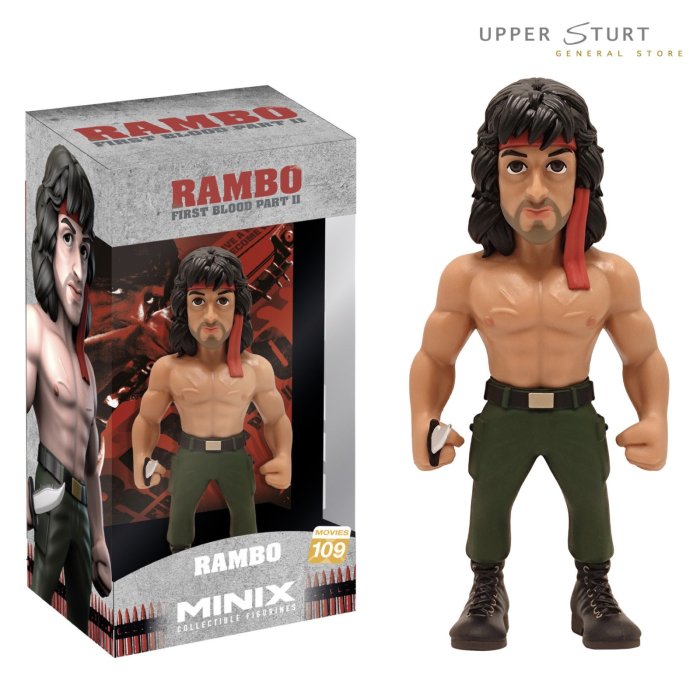 MINIX Rambo Rambo Bandana 109 5" Action Figure EXPERT PACKAGING