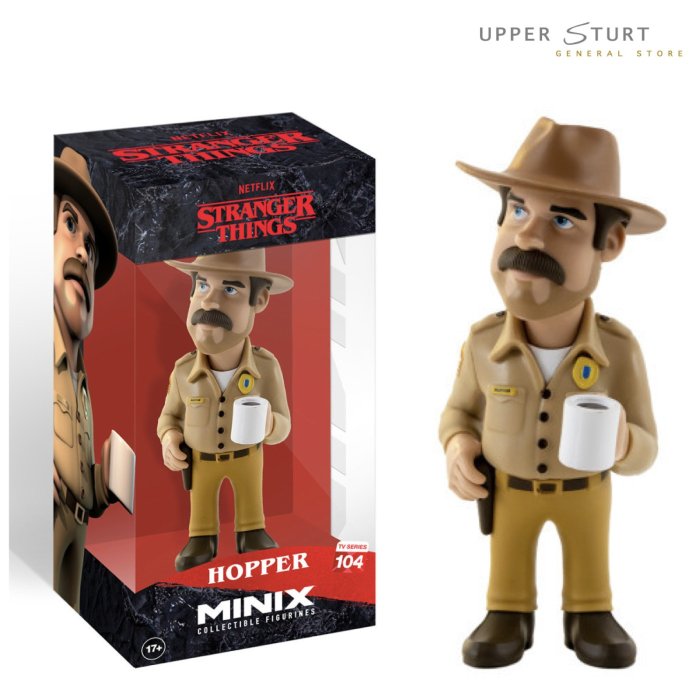 MINIX Stranger Things Hopper 5" Action Figure EXPERT PACKAGING
