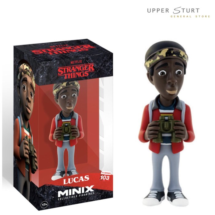 MINIX Stranger Things Lucas 5" Action Figure EXPERT PACKAGING