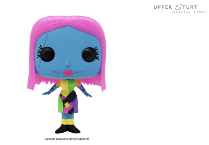 The Nightmare Before Christmas Sally Blacklight Funko Pop Vinyl EXPERT PACKAGING