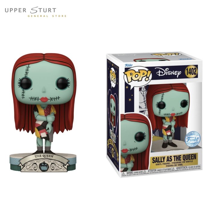 The Nightmare Before Christmas Sally as the Queen 1402 US Excl Funko Pop Vinyl EXPERT PACKAGING