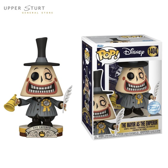 The Nightmare Before Christmas The Mayor as the Emperor 1404 Funko Pop Vinyl EXPERT PACKAGING