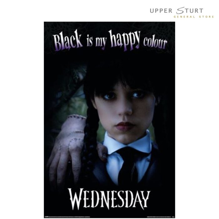 Wednesday Black Is My Happy Colour Poster 252 Size 610mm x 915mm