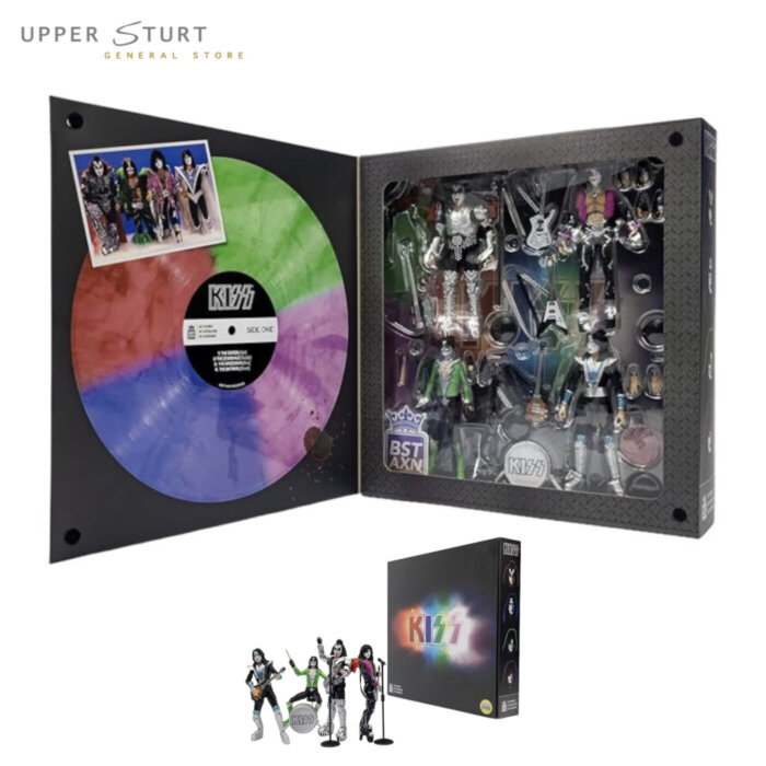 Kiss The Band Vegas Outfits 4-Pack BST AXN 5" Action Figure Set EXPERT PACKAGING