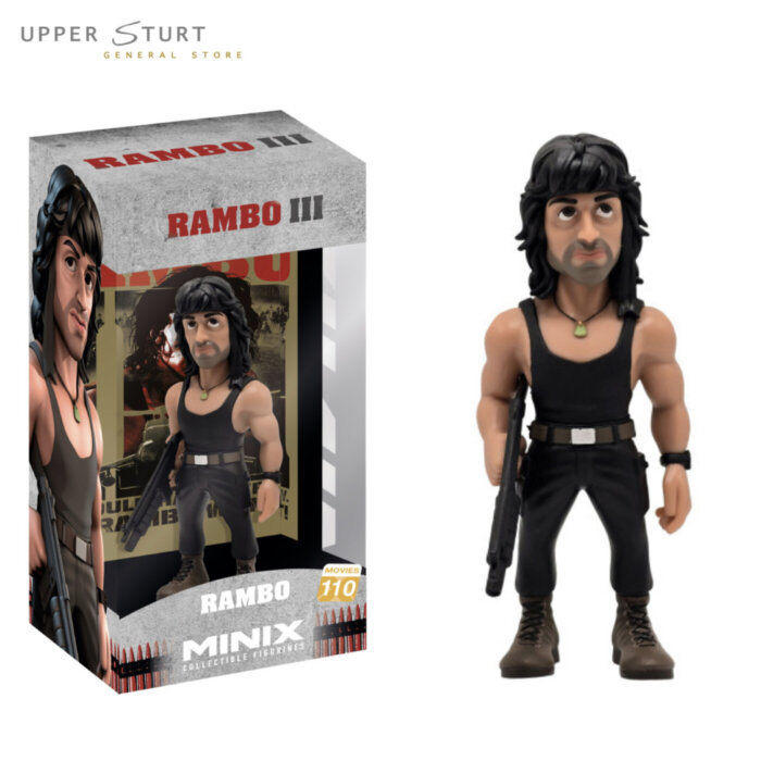 MINIX Rambo 3 Rambo with Singlet 110 5" Action Figure EXPERT PACKAGING