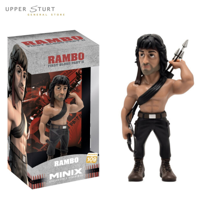 MINIX Rambo with Arco Bow 120 5" Action Figure EXPERT PACKAGING