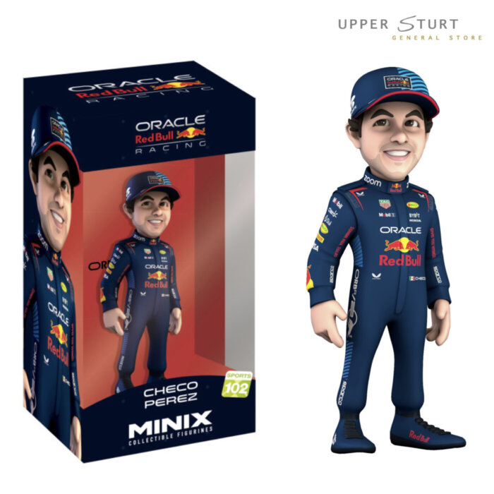 MINIX F1 Red Bull Checo Pérez 102 5" Action Figure EXPERT PACKAGING