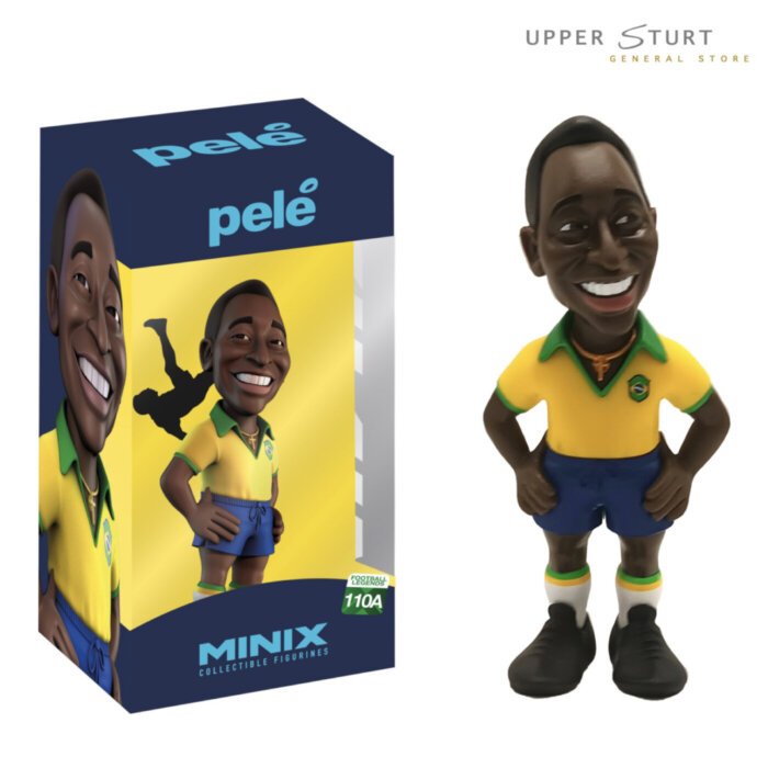 MINIX Football Stars Brazil 1st Kit Pelé 110A 5" Action Figure