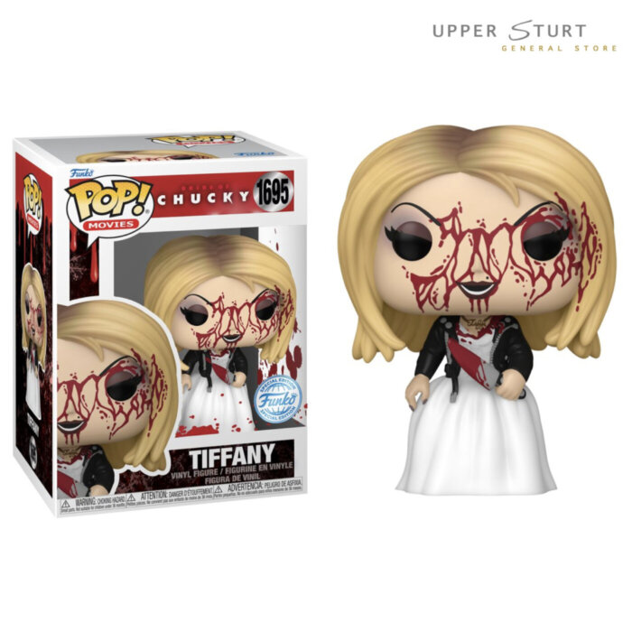 Bride of Chucky Tiffany (Battle Damaged) 1695 Funko Pop Vinyl EXPERT PACKAGING
