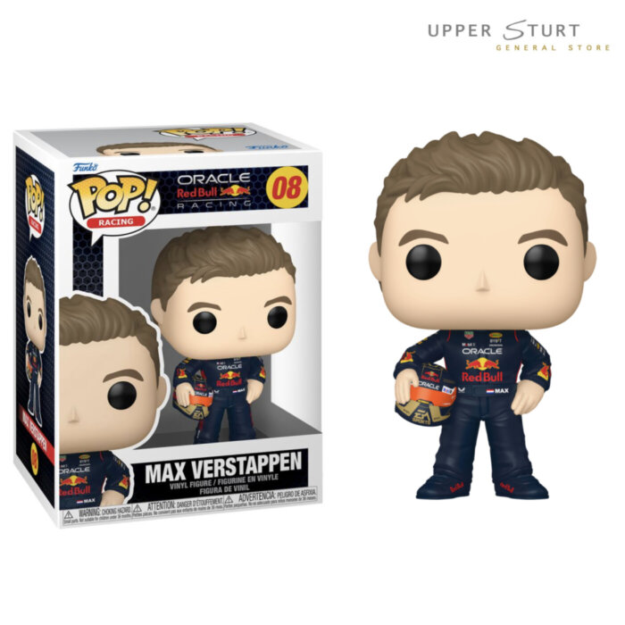 Formula 1 Max Verstappen with Helmet 08 Funko Pop Vinyl EXPERT PACKAGING