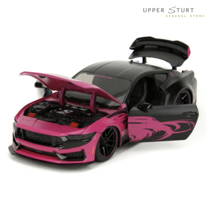 Pink Slips 2024 Ford Mustang Dark Horse 1:24 Scale Diecast Car EXPERT PACKAGING
