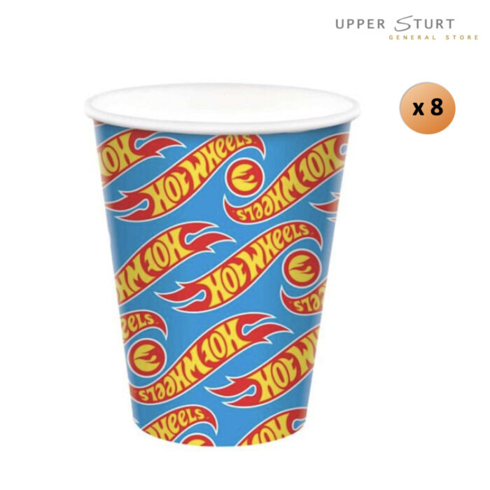 Hot Wheels Paper Cups - 8 Pack