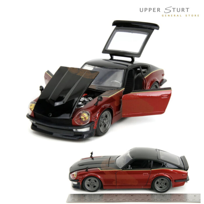 Fast and Furious X '72 Datsun 240Z Red/Black 1:24 Scale Diecast EXPERT PACKAGING