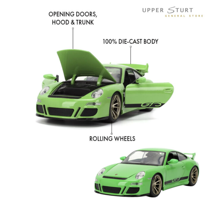 Fast & Furious X 2007 Porsche 911 GT3 1:24 Scale Jada Diecast EXPERT PACKAGING