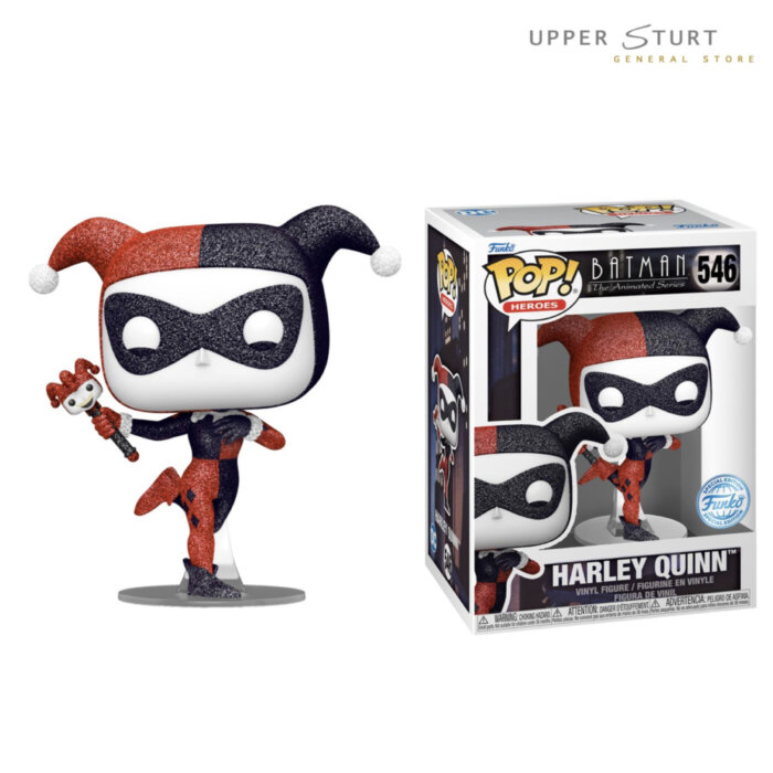 Batman: The Animated Series - Harley Quinn 546 Diamond Glitter Funko Pop Vinyl EXPERT PACKAGING