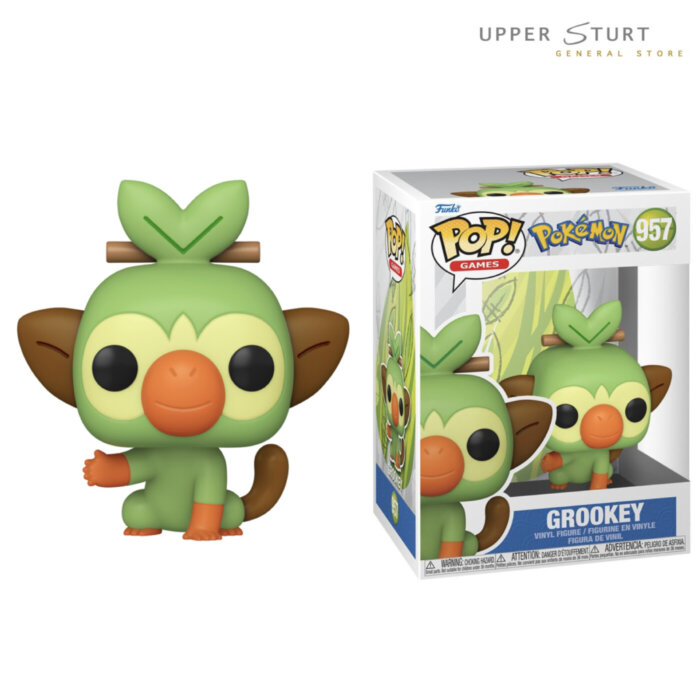 Pokemon Grookey 957 Funko Pop Vinyl Figure EXPERT PACKAGING