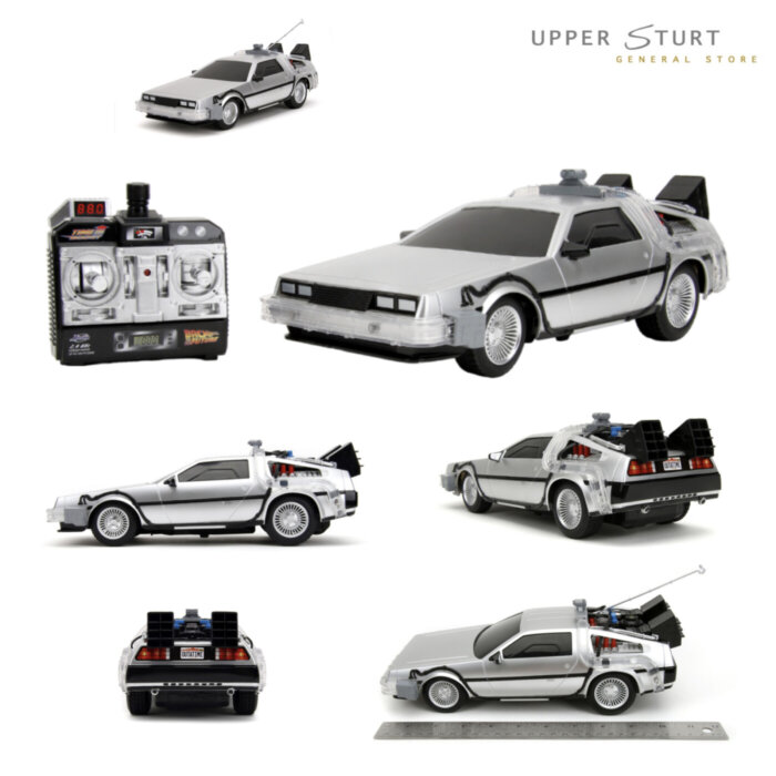 Back to the Future - Time Machine Remote Control 1:16 Scale Vehicle (with Light Up Function) EXPERT PACKAGING
