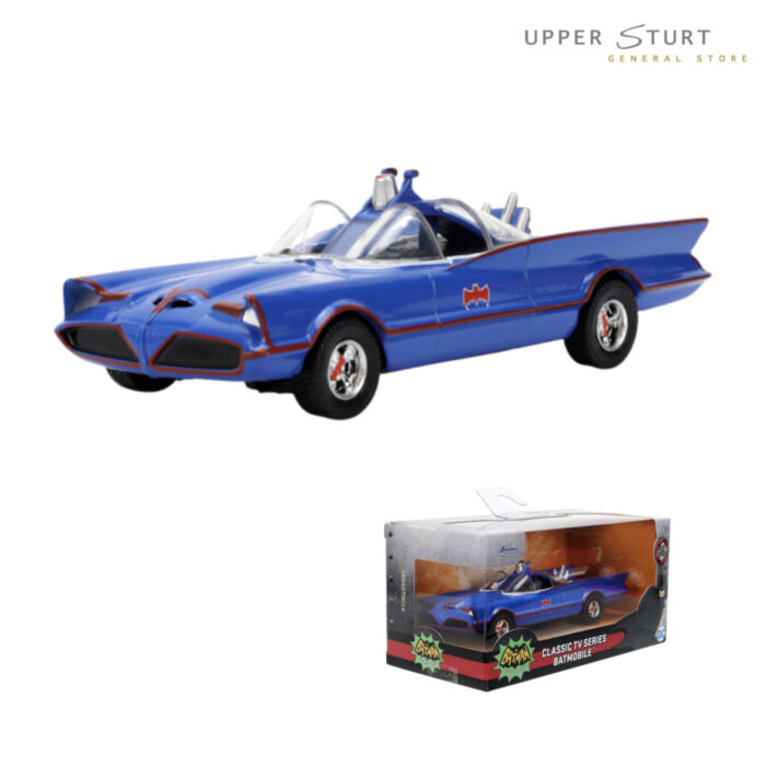 Batman (TV) 1966 Batmobile Blue  1:32 Scale Jada Diecast EXPERT PACKAGING