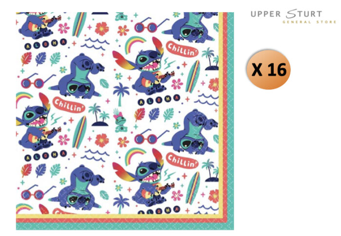 Stitch Paper Lunch Napkins - 16 Pack