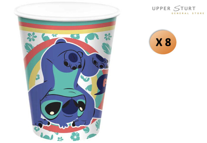 Stitch Paper Cups - 8 Pack