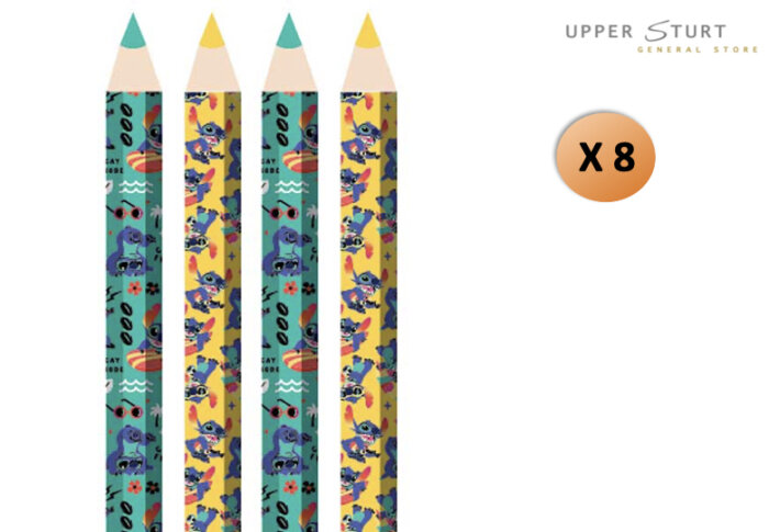 Stitch Pencil Favours - 8 Pack