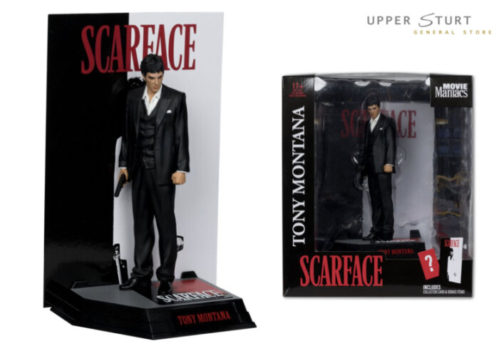 Scarface - Tony Montana Movie Maniacs 6" Figure EXPERT PACKAGING