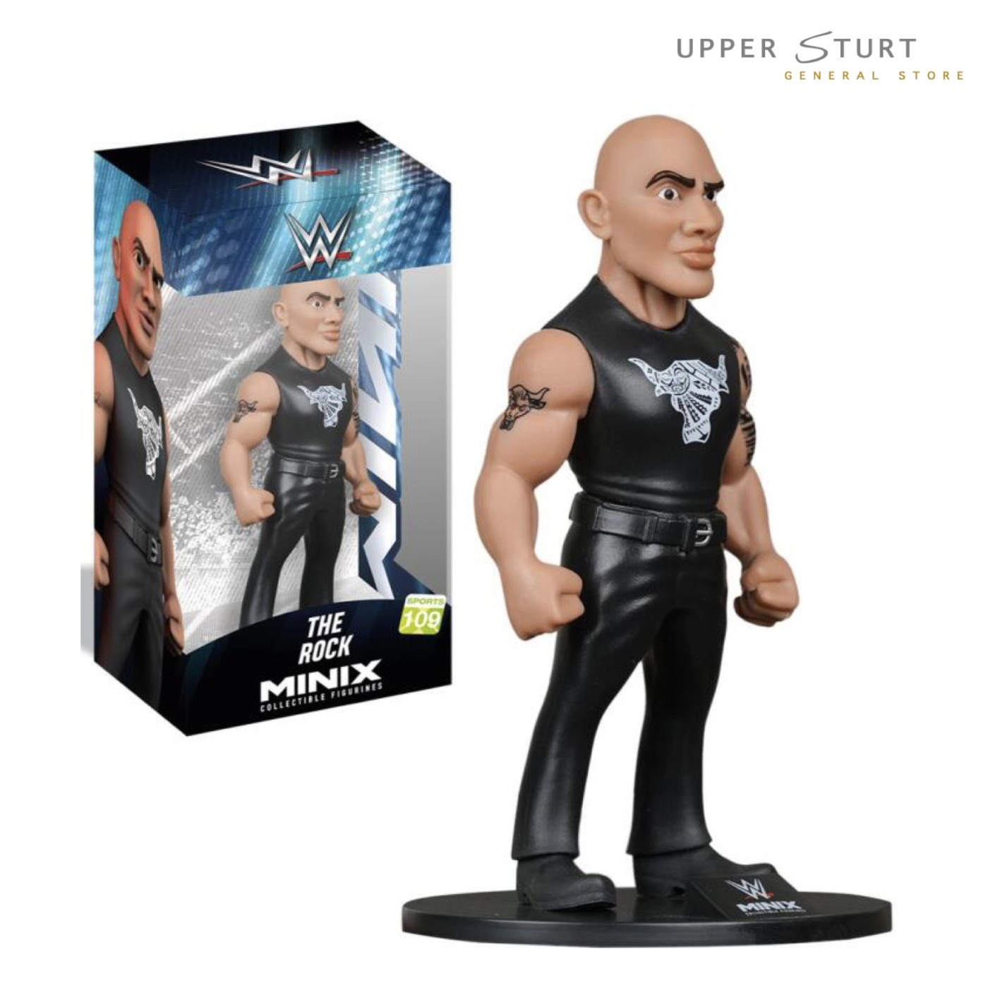 MINIX WWE The Rock 109 5" Action Figure EXPERT PACKAGING